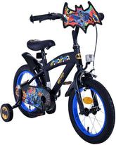 TPFSports DC Batman Kinderfahrrad - Jungen - 14 Zoll - Rücktritt + Handbremse - Schwarz
